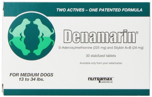 Denamarin for Dogs 13-34 lbs, 30 Tablets (Green)