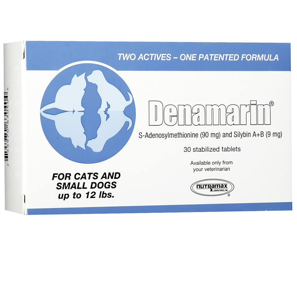 Denamarin for Dogs and Cats up to 12 lbs, 30 Tablets (Blue)