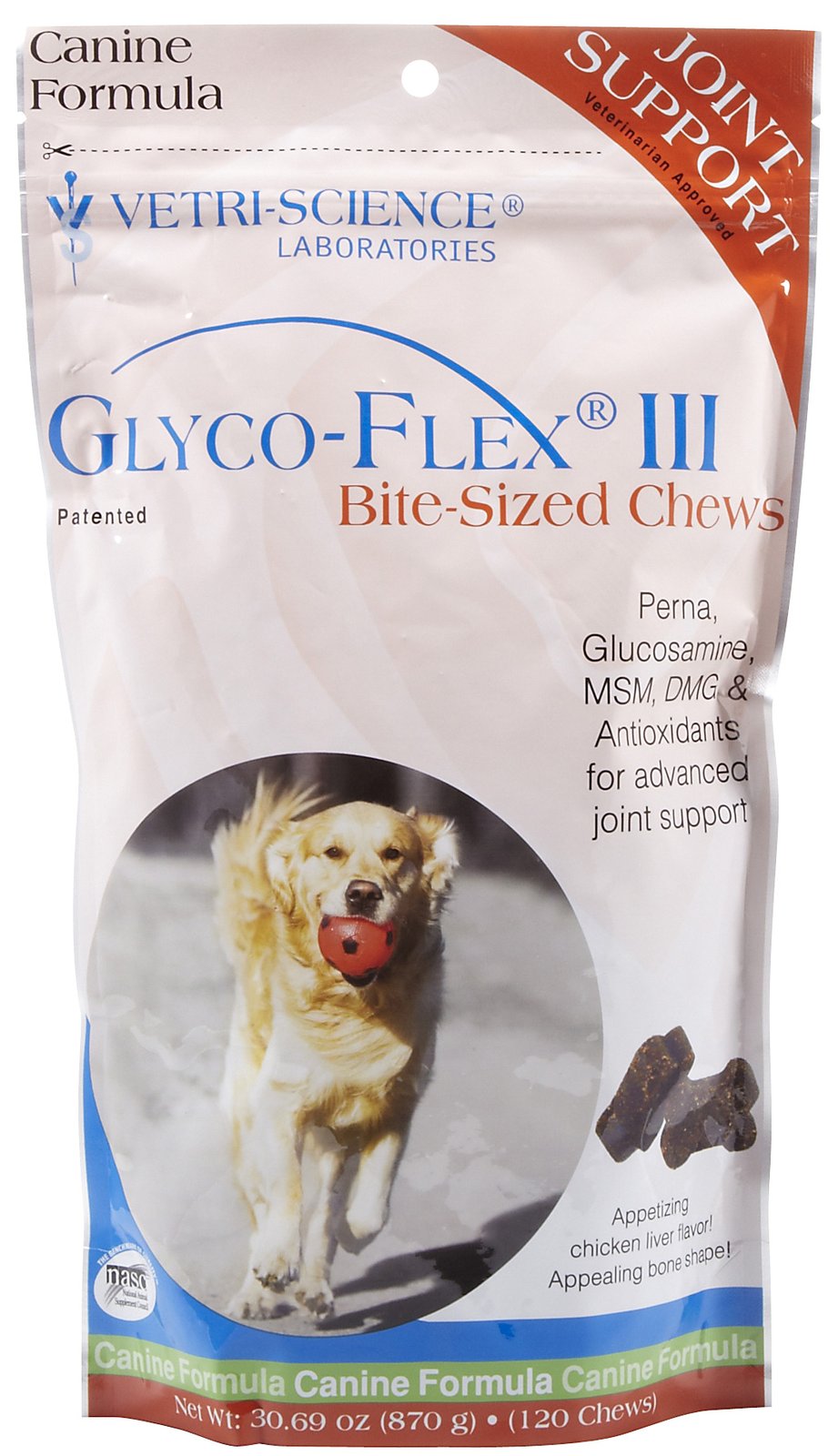 Glyco-Flex III Bite-Sized Chews, 120 Soft Chews