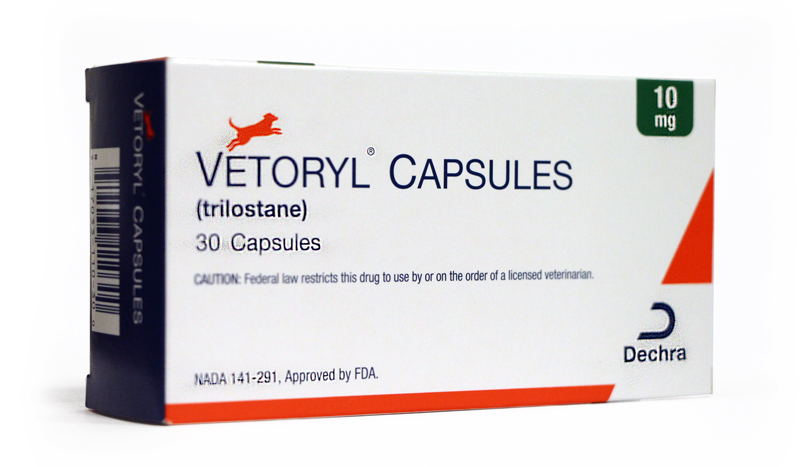 Vetoryl 10 mg, 30 Capsules (Trilostane)