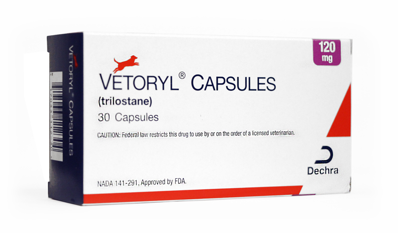 Vetoryl 120 mg, 30 Capsules (Trilostane)