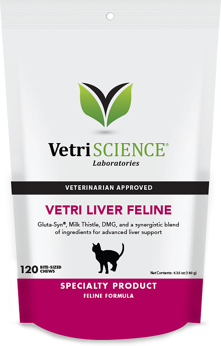 Vetri-Liver Feline Bite-Sized Chews, 120 Soft Chews