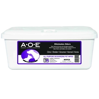 AOE Animal Odor Eliminator Pet Wipes, 80