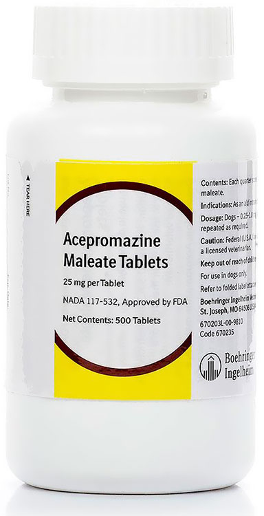 Acepromazine 25 mg, Single Tablet