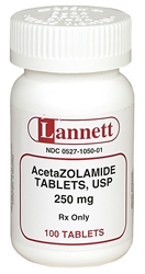 Acetazolamide 250 mg, 500 Tablets