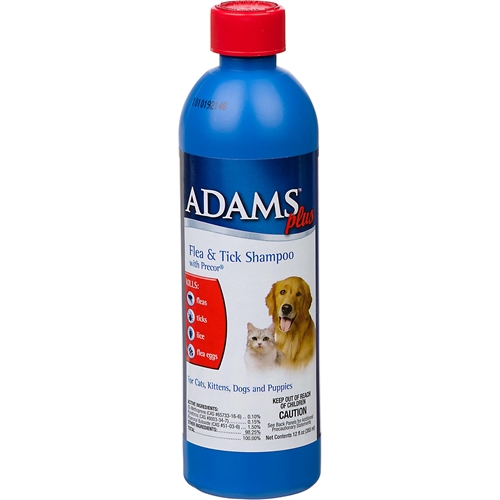 Adams Plus Flea & Tick Shampoo With Precor, 12 oz.