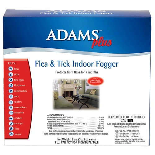 Adams Plus Fogger, 3 oz - 3 Pack