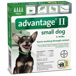 Advantage for Dogs 1-10 lbs, Green, 4 Pack