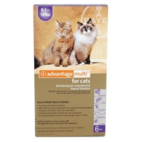 Advantage Multi For Cats and Kittens 9-18 lbs, Purple, 12 Pack