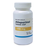 Allopurinol 100 mg, 100 Tablets