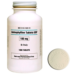 Aminophylline 200 mg, 1000 Tablets