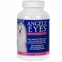 Angels Eyes Tear Stain Supplement for Dogs - Beef Flavor, 120 gm (4 oz)