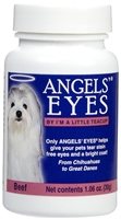 Angels Eyes Tear Stain Supplement for Dogs - Beef Flavor, 30 gm (1 oz)