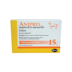 Anipryl (selegiline) 15 mg, 30 Tablets