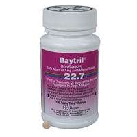 Baytril 22.7 mg, 500 Taste Tablets