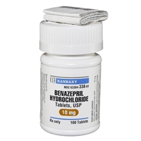 Benazepril HCL 10 mg, 100 Tablets