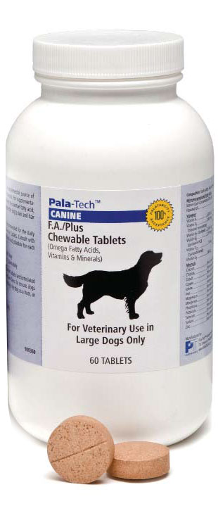 Canine F.A./Plus LG, 60 Chewable Tablets