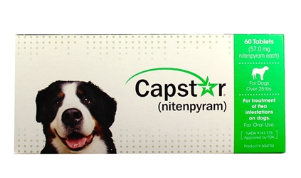 Capstar for Dogs over 25 lbs, Green, 60 Tablets