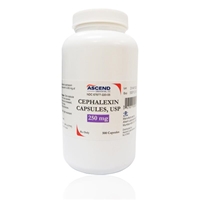 Cephalexin 250 mg, 100 Capsules