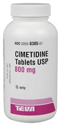 Cimetidine 800 mg, 500 Tablets