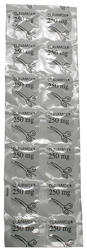 Clavamox 250 mg, One Tablet