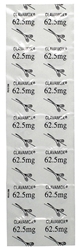 Clavamox 62.5 mg, One Tablet