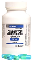 Clindamycin 150mg, 100 Capsules