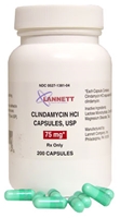 Clindamycin 75mg, 100 Capsules