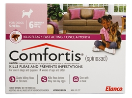 Comfortis for Dogs, 5-10 lbs, Pink, 12 Pack