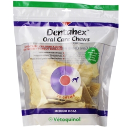 Dentahex Oral Care Chews, Medium, 30