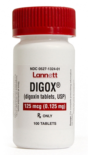 Digoxin 0.125 mg, 30 Tablets