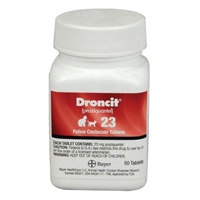 Droncit (Praziquantel) Feline 23 mg, 50 Tablets