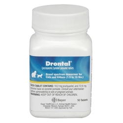 Drontal Feline, 50 Tablets