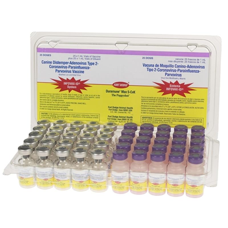 Duramune Max 5-CvK, Box of 25 Single Dose Vials