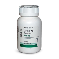 Etodolac 300 mg, 100 Capsules