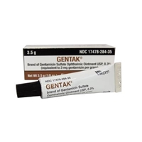 Gentamicin Ophthalmic Ointment, 3.5 gm