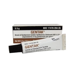 Gentamicin Ophthalmic Ointment, 3.5 gm