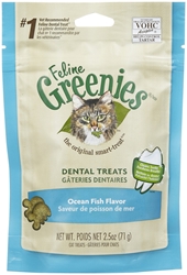 Feline Greenies Ocean Fish Flavor, 2.5 oz