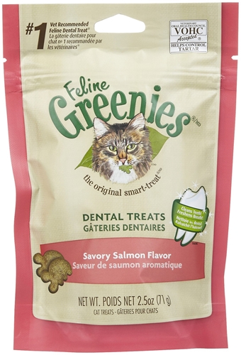 Feline Greenies Savory Salmon Flavor, 2.5 oz