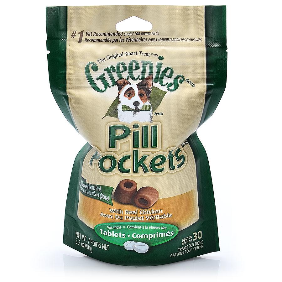 Greenies Pill Pockets for Dogs, Chicken, for Tablets, 30