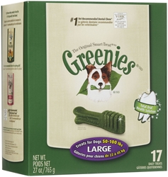 Greenies Tub Treat Pack Large, 27 oz (17 Treats)