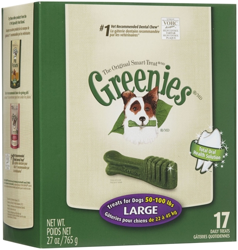 Greenies Tub Treat Pack Regular, 27 oz (27 Treats)