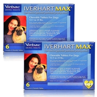 Iverhart Max for Dogs 12-25 lbs, Blue, 12 Pack
