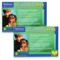 Iverhart Max for Dogs 25-50 lbs, Green, 12 Pack