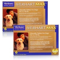 Iverhart Max for Dogs 51-100 lbs, Brown, 12 Pack