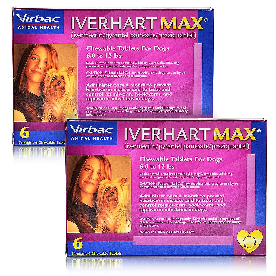 Iverhart Max for Dogs 6-12 lbs, Purple, 12 Pack