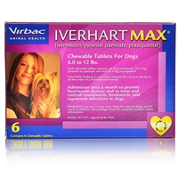 Iverhart Max for Dogs 6-12 lbs, Purple, 6 Pack