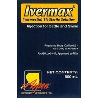 Ivermectin 1% [Noromectin] Injection for Cattle and Swine, 500mL