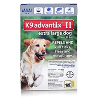 K9 Advantix II for Dogs over 55 lbs, Blue, 6 Pack