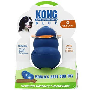 Kong Toy, Blue, Large 30-65 lbs